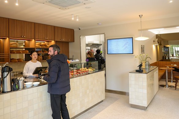 There's space to dine in and a short menu of plated dishes.