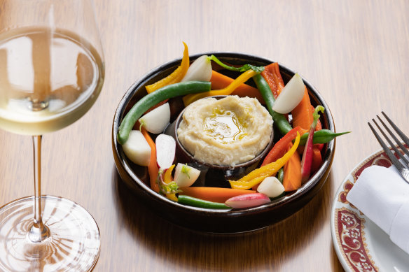Vegetable medley at Bar Olo.