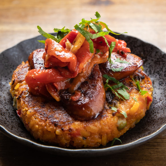 The Commons’ paella pancake.