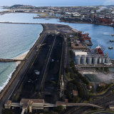 Port Kembla’s coal-loading terminal.