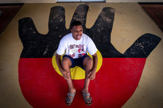 Haileybury Rendall student Jesse Butcher has come from Papunya, in central Australia, in search of a good education.