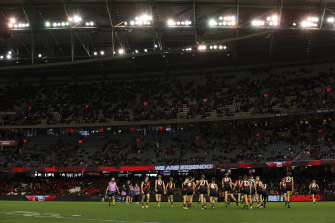 Marvel Stadium’s roof is set to open this weekend. 