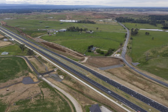 The federal government bought 12 hectares of land dubbed the Leppington Triangle, near Badgerys Creek, for $32.8 million in 2018.