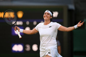 World No.2 Ons Jabeur is into the final four of a grand slam for the first time in her career.