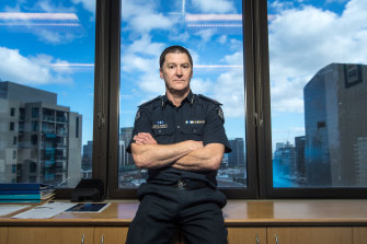 Victoria Police Chief Commissioner Shane Patton on Wednesday.