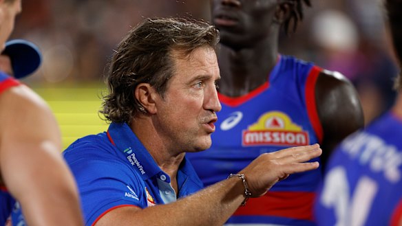Western Bulldogs coach Luke Beveridge is calling for an AFL review.