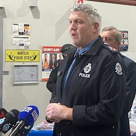 WA Police Commissioner Col Blanch.