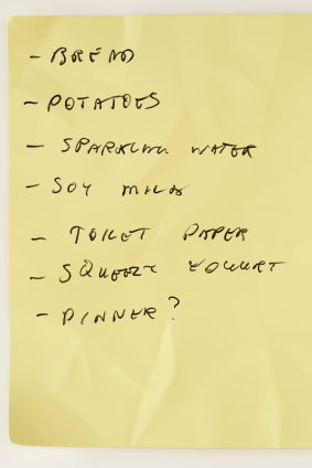Shopping lists like this now exist in your Notes app.