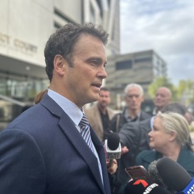 Rightside Legal partner Michael Magazanik outside WA’s District Court following the judge’s ruling.