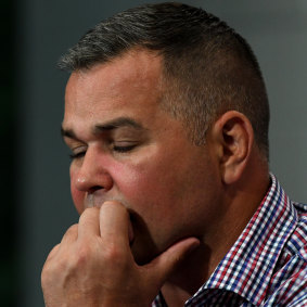 Broncos coach Anthony Seibold has promised to take the blame for the record loss.