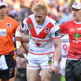 Leading by example: Graham  set the tone for St George Illawarra before he was injured.