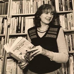 Stephanie Dowrick in 1985 after the publication of her first novel 'Running Backwards Over Sand'.