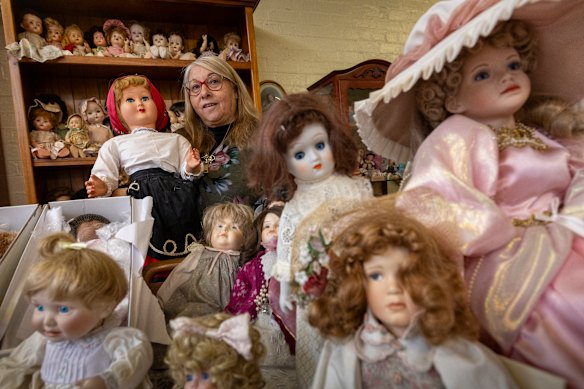 Doll Hospital volunteer Sara Blake.