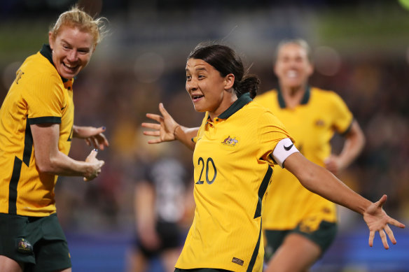 Sam Kerr is again among the frontrunners for football’s highest individual honour.