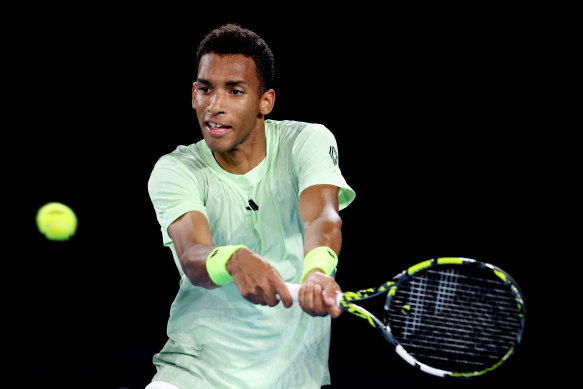At several points a straight-sets win for Felix Auger-Aliassime seemed possible but he was taken to five by Dominic Thiem in a thriller.