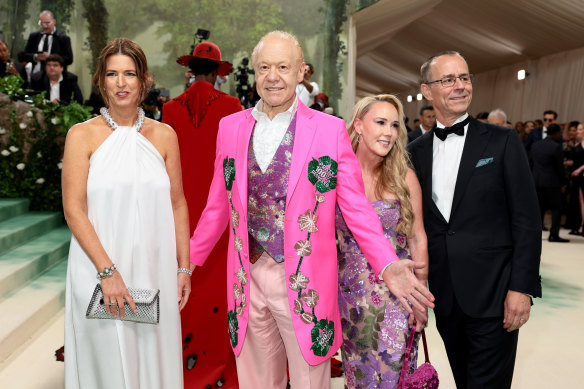 Anthony Pratt (centre) at this year’s Met Gala.