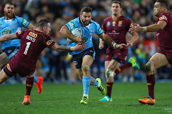 James Tedesco on NSW debut back in 2016.