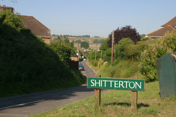 Risqué medieval place names are left to linger on.