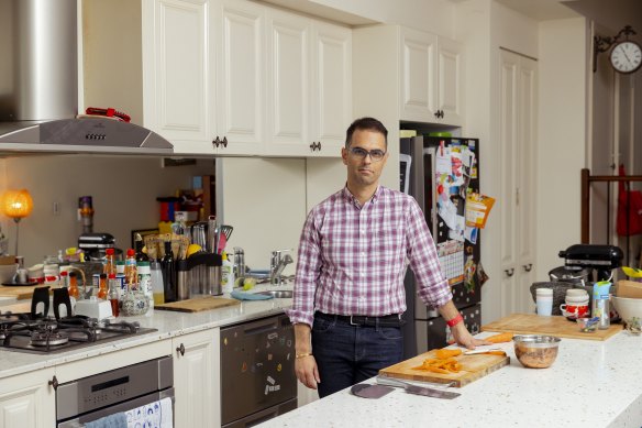 Shadow treasurer Daniel Mookhey at his home in Enmore.