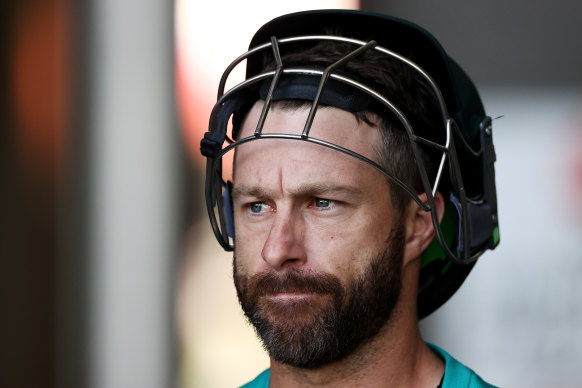 Australian batsman Matthew Wade is keen to get to Brisbane.