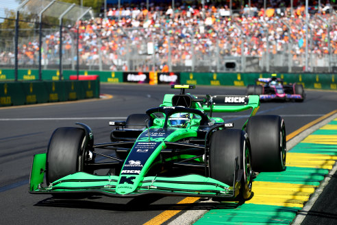 Zhou Guanyu’s Sauber during last month’s F1 Grand Prix of Australia.