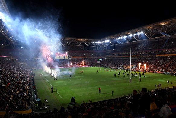 Suncorp Stadium welcomes both interstate visitors and locals alike for Magic Round.