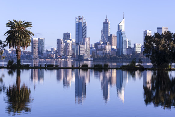 Riverfront suburbs in Perth are among those facing the highest flood risk in coming decades.