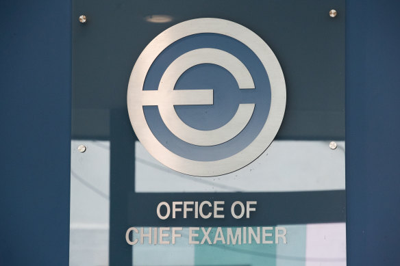 The chief examiner’s office is non-descript but infamous in the underworld.