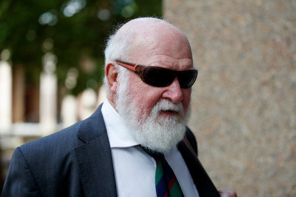 John Maitland outside the Supreme Court on Tuesday.