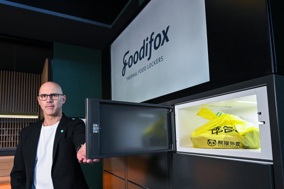 The Foodifox lockers have been installed in 36 Melbourne buildings. 