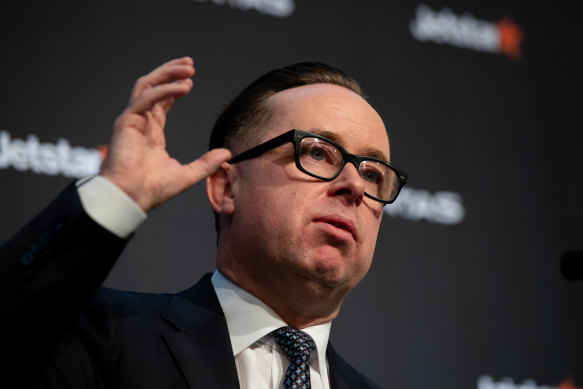 Qantas CEO Alan Joyce said the airline has been dealing with “diabolical” trading conditions.. 