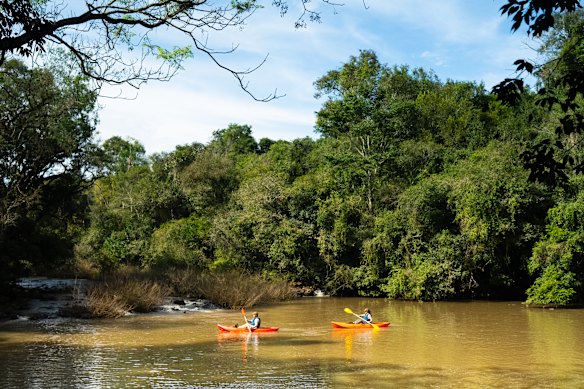 Paddling beyond the crowds.