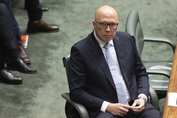 Opposition Leader Peter Dutton.