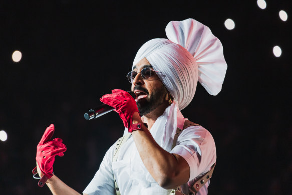 Diljit Dosanjh at Rod Laver Arena: fans couldn’t contain their excitement.