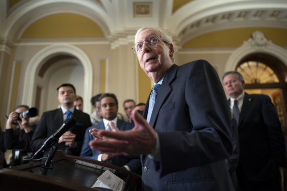 Senate Minority Leader Mitch McConnell.