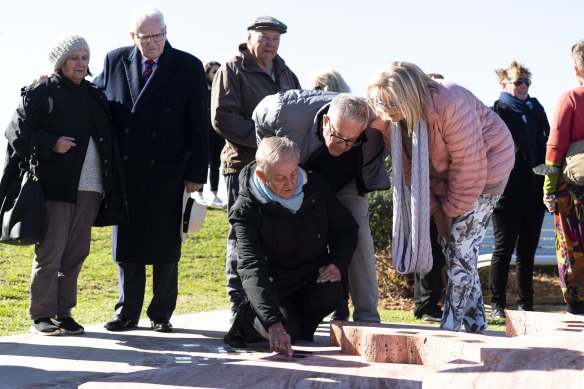 There was an emotional response to the opening of The Bondi Memorial: Rise at Marks Park in Tamarama.