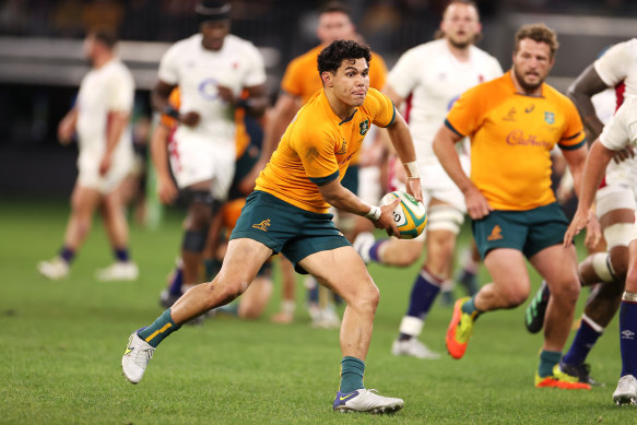 Noah Lolesio was among the Wallabies’ best.