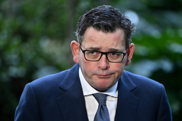 Daniel Andrews doubled down on the hospital renaming on Tuesday.