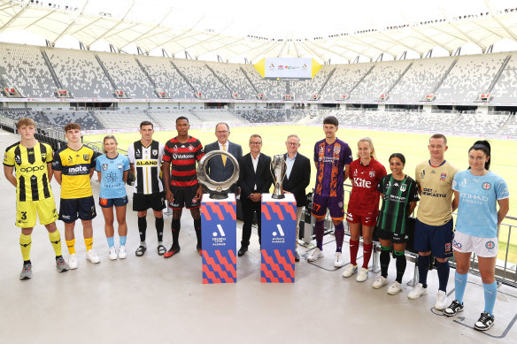 The next three A-League grand finals for men and women will be held in Sydney - if the competition survives that long.