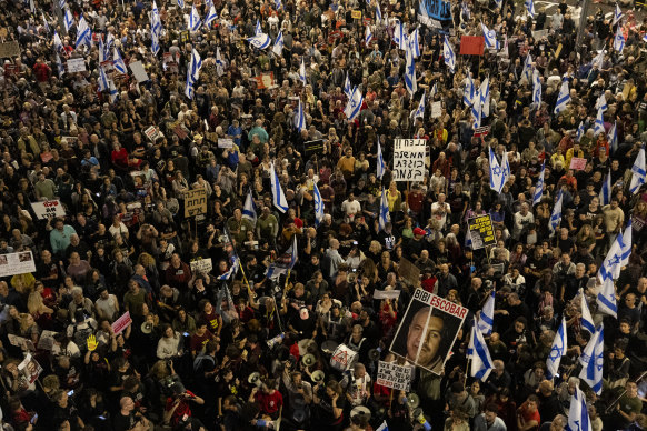 Thousands protest against the Israeli government and call for a hostage deal with Hamas in Tel Aviv this weekend.