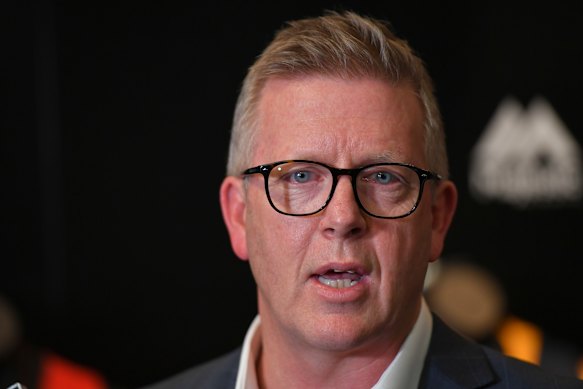 Steve Hocking held a short media conference on Friday afternoon.