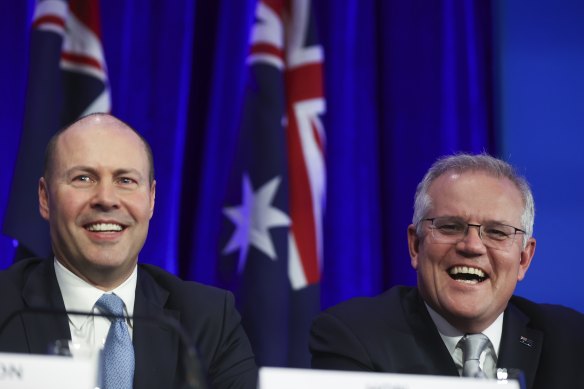 Prime Minister Scott Morrison and Treasurer Josh Frydenberg are putting the onus on the states to take primary responsibility for any sudden lockdown.