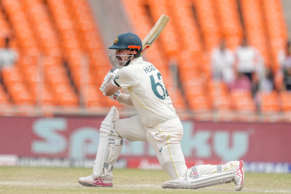 Travis Head fell 10 short of a first Test hundred overseas.