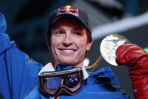 Australian Olympic snowboarder Scotty James after winning X-Games gold in Aspen last month.