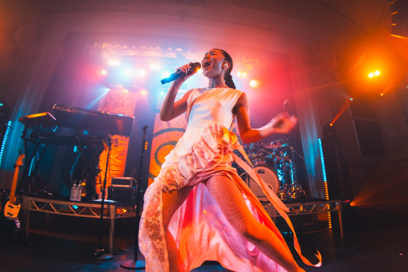 Griff performing at Northcote Theatre on August 17.