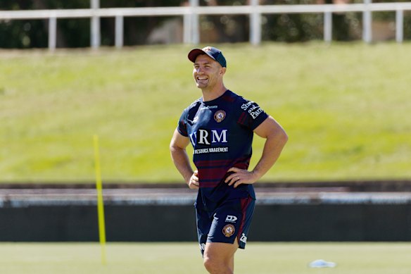Interim Manly coach Kieran Foran.