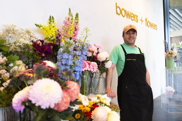 Florist Naim Safi moved from Surry Hills to Denham Court during the pandemic. He has opened a branch of his business in Leppington Village.