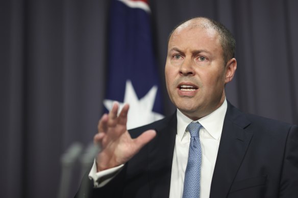 Treasurer Josh Frydenberg. 