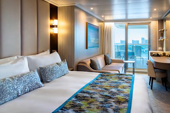 Premium Deluxe room with a balcony.