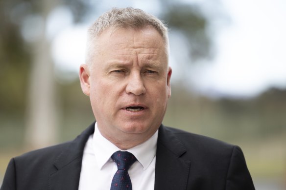 Tasmanian premier Jeremy Rockliff has the task of obtaining federal funding for a new stadium. 